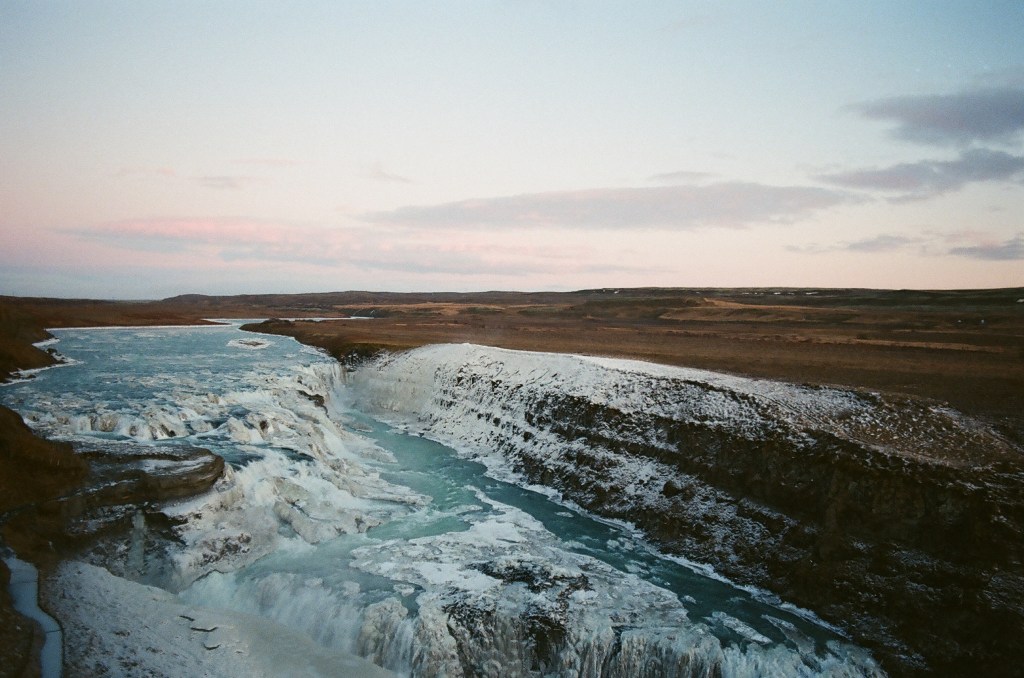Gullfoss waterfall in Iceland